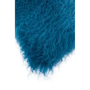 Bosie Blue Ombre Luxury Fur Cushion