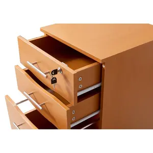 Denzel Under Desk Mobile Pedestal 3 Drawer Unit, Filing Cabinet