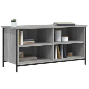 Berkfield TV Cabinet Grey Sonoma 100x40x50 cm Engineered Wood