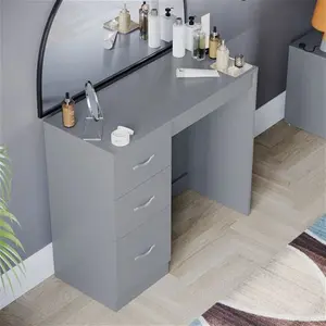 Castleford Dressing Table Zipcode Design Colour: Grey