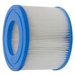 Dellonda Universal Inflatable Hot Tub/Spa Filter Cartridge 105 x 80mm Pack of 2