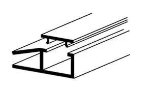 2440mm Superglaze Secondary Glazing Strips - White | Sheet Plastics