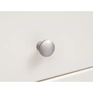 Trevi 5 Drawer Chest of Drawers Chrome Knob