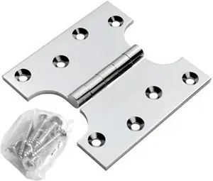 Parliament Hinge 150mm x 100mm x 100mm x (6 x 4 x 4 Inch) Chrome