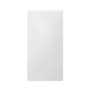 GoodHome Garcinia Integrated handle Gloss white Tall larder Cabinet door (W)600mm (H)1181mm (T)19mm