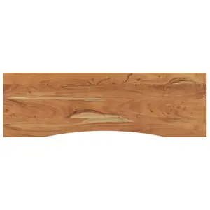 Berkfield Desk Top 160x50x2.5 cm Rectangular Solid Wood Acacia