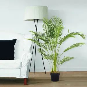 Artificial Plant Fake Palm Tree House Plant in Black Pot 90 cm