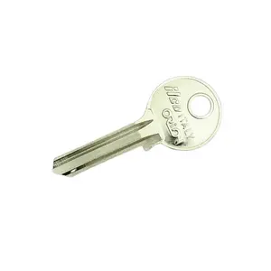 Universal Cylinder Steel Blank Key (Pack of 10) Silver (One Size)