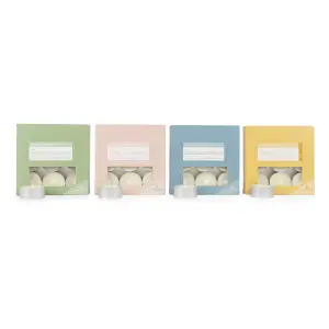 Wax lyrical Linen & cashmere Small Tea lights, Pack of 9