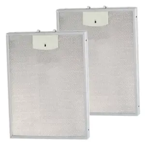 SPARES2GO Vent Extractor Metal Mesh Filter compatible with Bosch Cooker Hood Vent (Pack of 2, 250 x 310 mm)