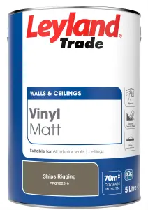 Leyland Trade Vinyl Matt Walls & Ceilings Emulsion Paint Ships Rigging (PPG1023-6) 5L