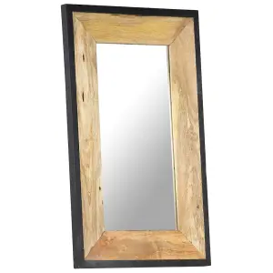 Berkfield Mirror 80x50 cm Solid Mango Wood