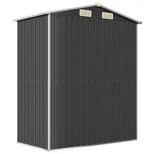 Berkfield Garden Shed Anthracite 192x108x223 cm Galvanised Steel