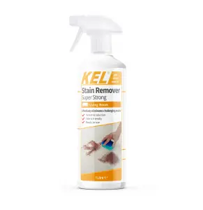 KEL - Stain Remover Spray Super Strong, Carpet & Upholstery Cleaner, Removes Ingrained Marks, Effective for Most Fabrics - 1 Litre