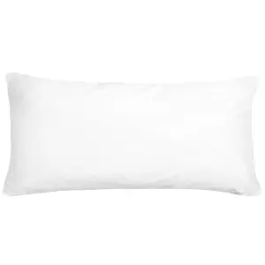 Set of 2 Pillows ERRIGAL Microfibre High 40 x 80 cm White