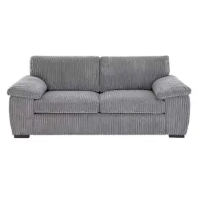 jumbo cord Grey fabric Lilly 3 and 2 seater sofa  set