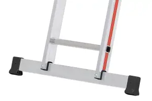 Hymer Red Line Combination Ladder - 3x14 Rung (9.72m)