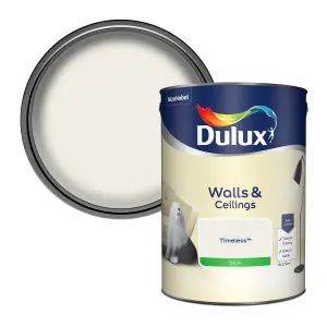 Dulux Walls & ceilings Timeless Silk Emulsion paint, 5L