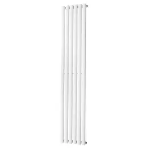 Right Radiators 1800x354mm Vertical Single Oval Column Designer Radiator White