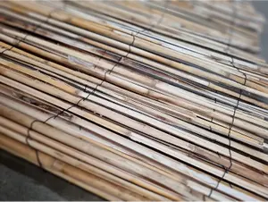 Natural Split Reed Fence Privacy Decorative Fencing Hand-Woven Bamboo Screening for Outdoor Garden Decoration Shade (1mx3m)