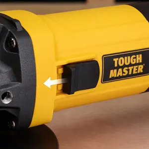 TOUGH MASTER Angle Grinder 125mm, Corded Electric 900W, 10500RPM, 6 Speed Settings with Side Handle