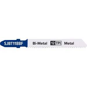 5-Pack 75mm Bi-Metal Jigsaw Blades for Precision Metal Cutting