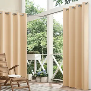 Blackout Curtains Thermal 1 Panel Waterproof Insulated Curtain 132 x 274cm