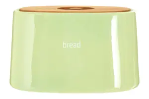 Maison by Premier Fletcher Green Ceramic Bread Crock