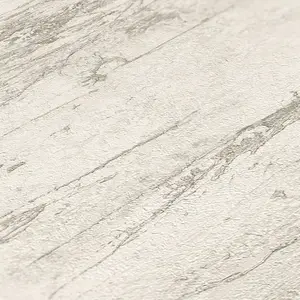 Galerie Silver Grey Luxurious Marble Motif Wallpaper