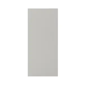 GoodHome Stevia Matt Pewter grey slab Standard End panel (H)720mm (W)320mm