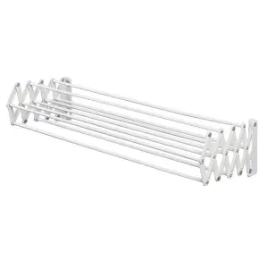 Teleclip Wall Dryer 74 Extendable Wall Fix Washing Line - Space saving - Versatile drying - Easy to open - Ideal For Balconies