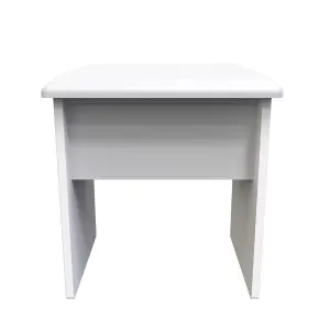 Turin Stool in Grey Gloss & White (Ready Assembled)