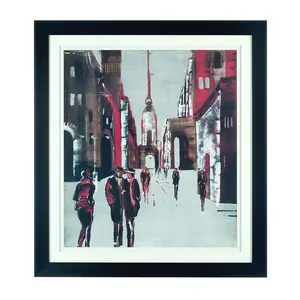 Interiors by Premier Framed Drawing City Wall Art