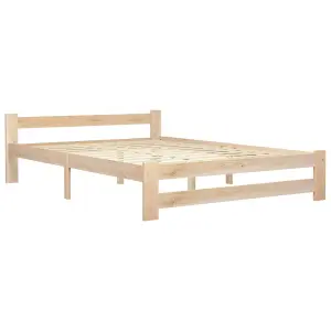 Berkfield Bed Frame Solid Pine Wood 160x200 cm