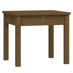 Berkfield Garden Bench Honey Brown 50x44x45 cm Solid Wood Pine