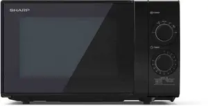 Sharp YC-GS01U-B 700W 20L Solo Microwave Oven With Defrost Function – Black | Robert Dyas