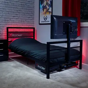 Basecamp Bed Frames by X Rocker Black