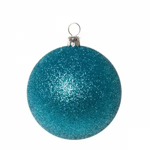 Xmas Bauble (Set of 6) Aqua Turquoise