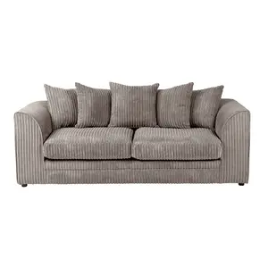 Lennox Grey Sofa Set 3 Seater Sofa