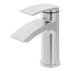 GoodHome Kariya Chrome effect Basin Mixer Tap