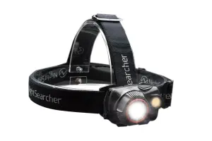 NightSearcher Zoom 700 ,  700 Lumens  4xAAA Battery Powered Adjustable Spot to Flood Head Torch