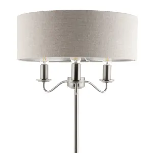 Ayrshire Grey Nickel effect Floor light