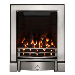 Focal Point Soho full depth Chrome effect Manual control 3.75kW Gas Fire