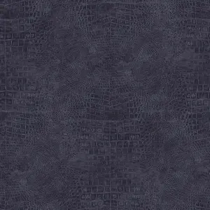 Galerie Natural Fx Blue Crocodile Embossed Wallpaper