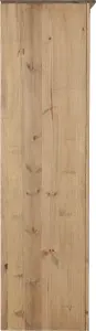 PANAMA NATURAL WAX PINE 3 DOOR WARDROBE