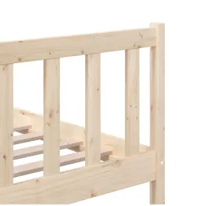 Berkfield Bed Frame Solid Wood 180x200 cm Super King