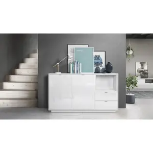 Sideboard Mcclung White (glossy) / Yes