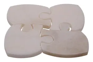 Maison by Premier Kindia Set of 4 Marble Jigsaw Coasters