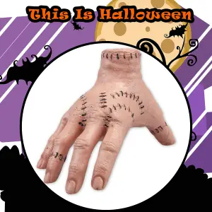 Halloween Severed Hand Decoration Halloween Party, Trick or Treat 13.5cm White