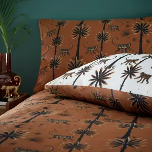 furn. Desert Monkey Global Exotic Reversible Duvet Cover Set